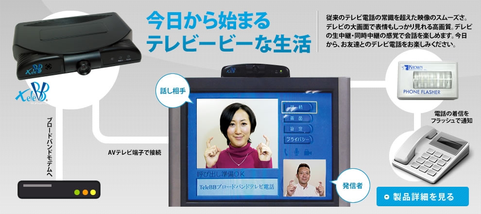 テレビ電話「TELEBB-1000」について｜テレビ電話「TELEBB-1000」｜製品